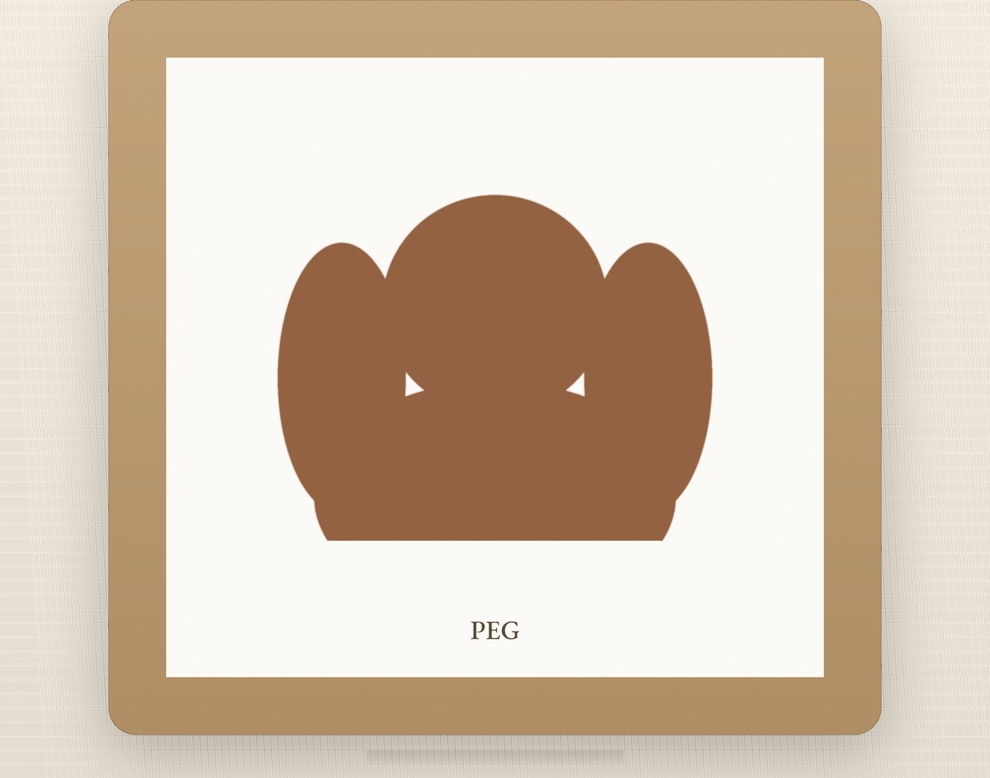 Peg's desk mini portrait