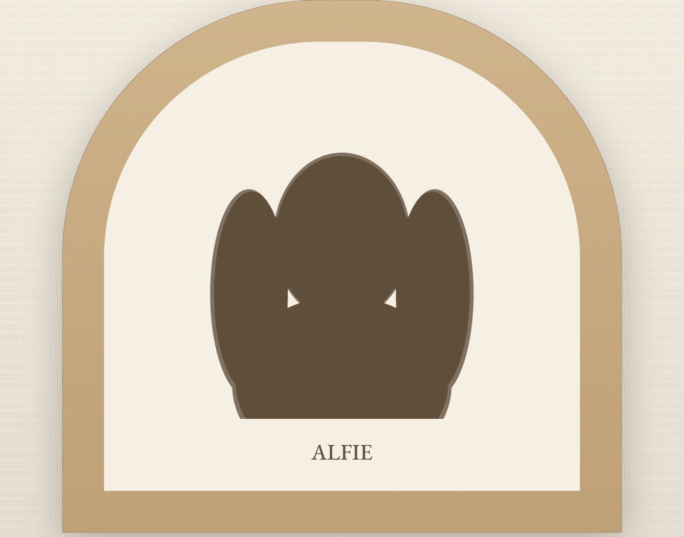 Alfie's arched portrait frame