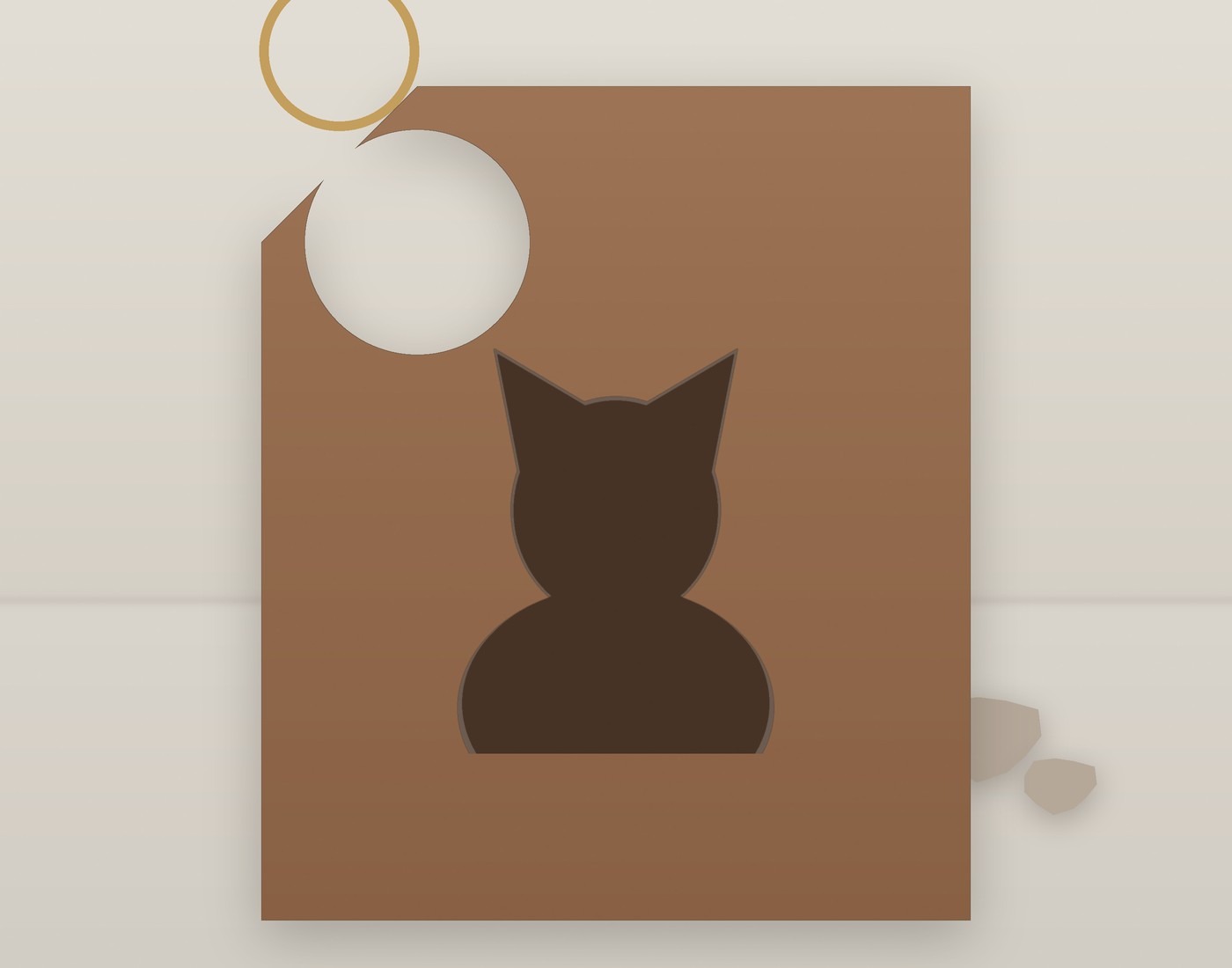Pip's leather bag charm