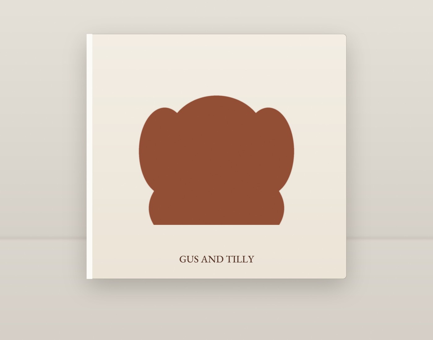 Gus and Tilly's hand-painted canvas portrait