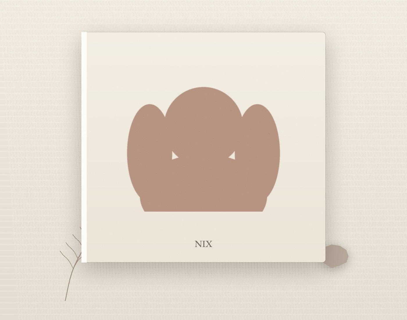 Nix's hand-painted canvas portrait
